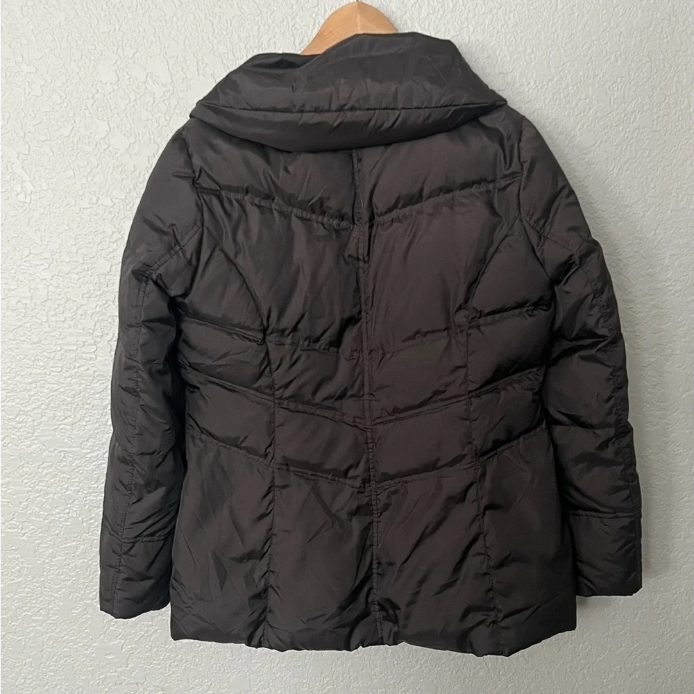 Marc New York Andrew Marc Grey Brown Down Puffer Jacket Size Medium Large